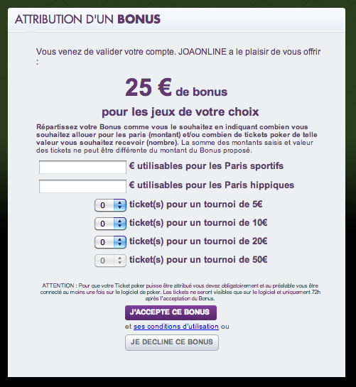 attribution-bonus-bienvenue-joaonline-25-euros