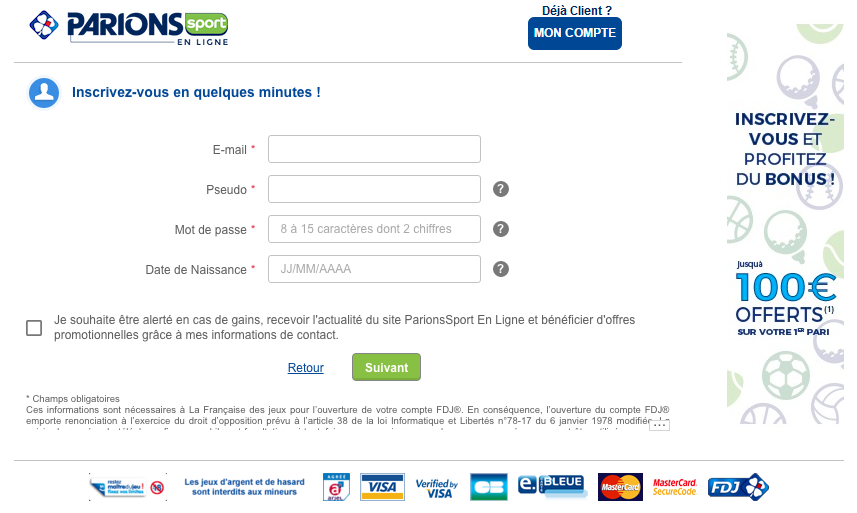 inscription parions sport en ligne cashback igraal